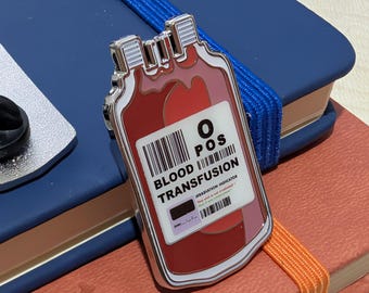 Blood transfusion O Pos pin