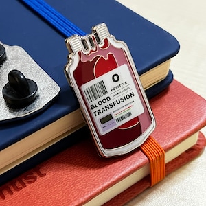 Blood transfusion O Pos pin