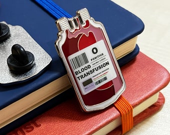 Blood transfusion O Pos pin