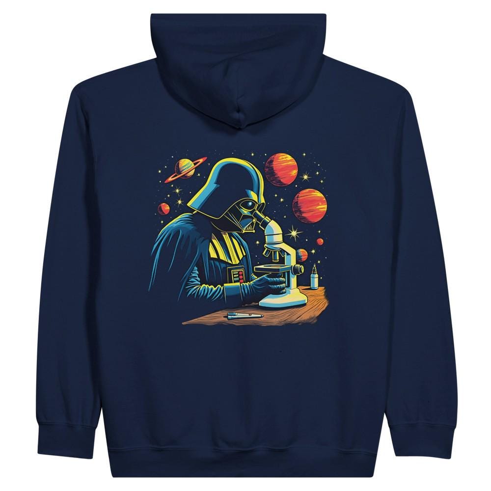 Dark Science Zip-Up Hoodie: Biomedical Scientist Edition (Unisex)