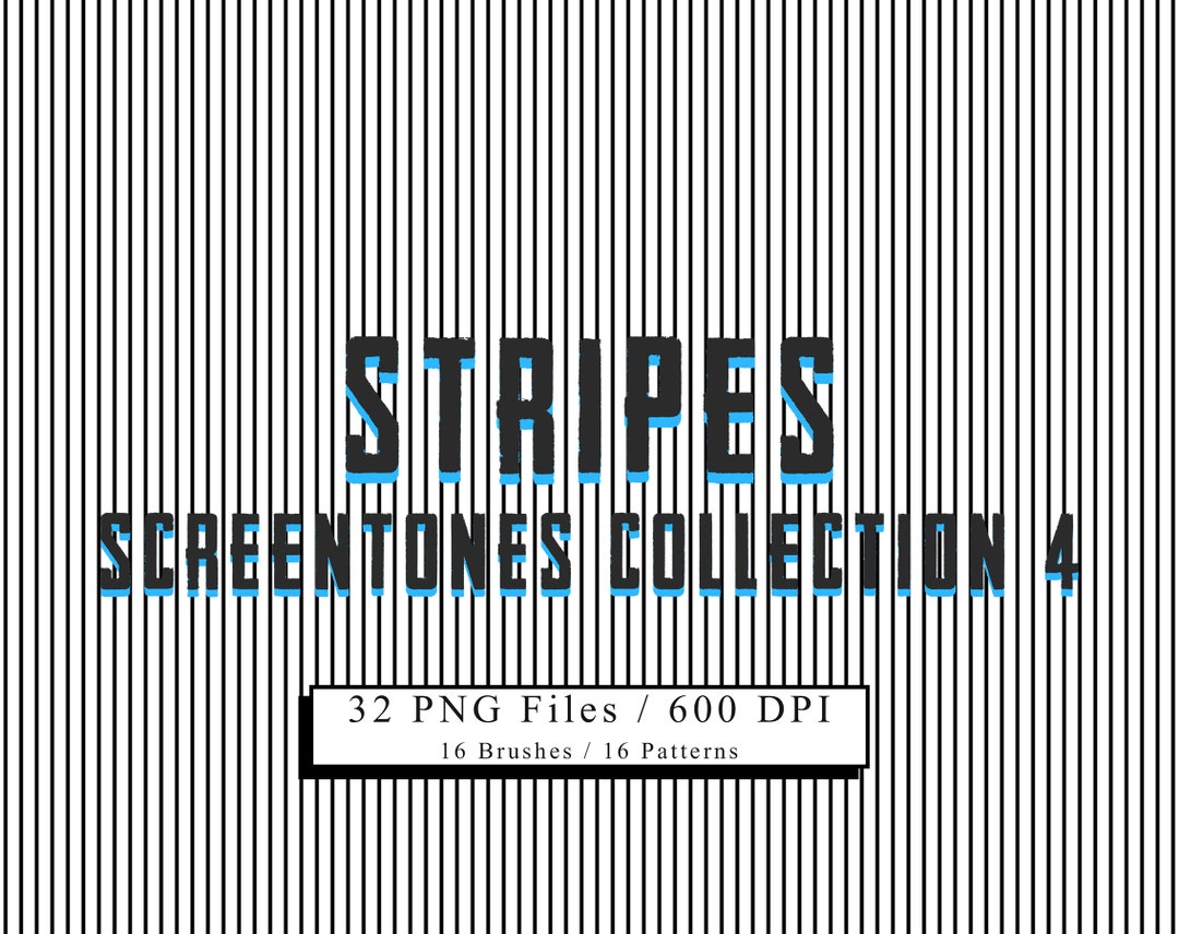 Screentones Collection 4 Stripes / Patterns /