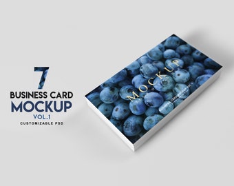 Visitekaartje Mockup Vol 1 / Briefpapier Mockup / PSD Mockup Design / Aanpasbaar / Digitale Download