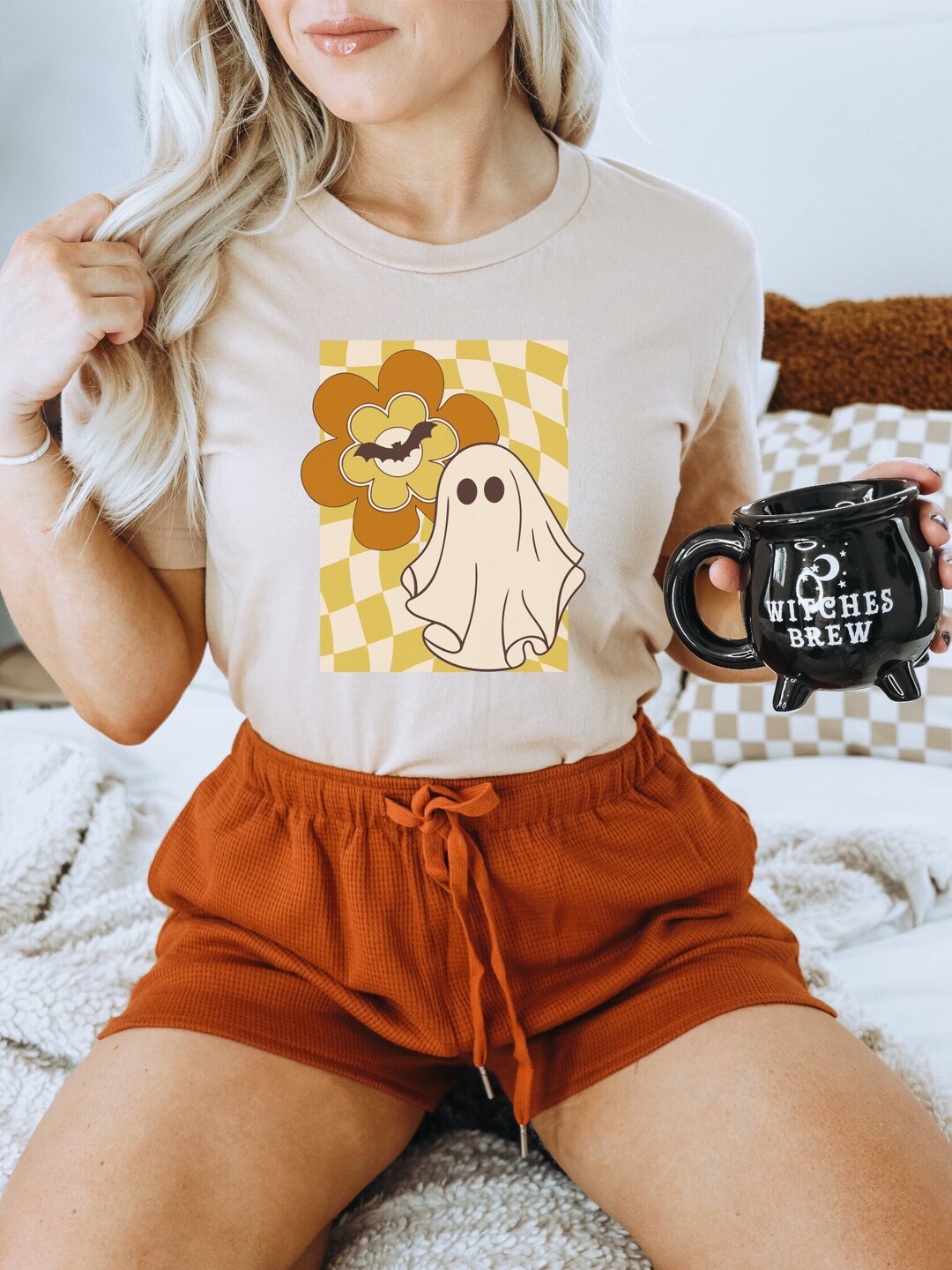 Boho Ghost PNG SVG JPG Instant Download Retro Ghost Png - Etsy