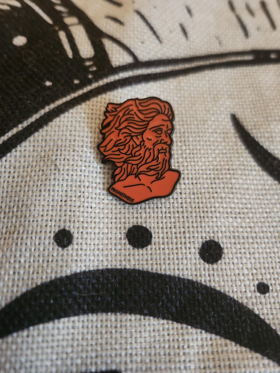 Zeus Enamel Pin - Etsy