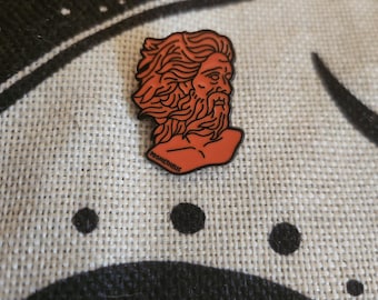 Neko Zeus Enamel Pin - Etsy