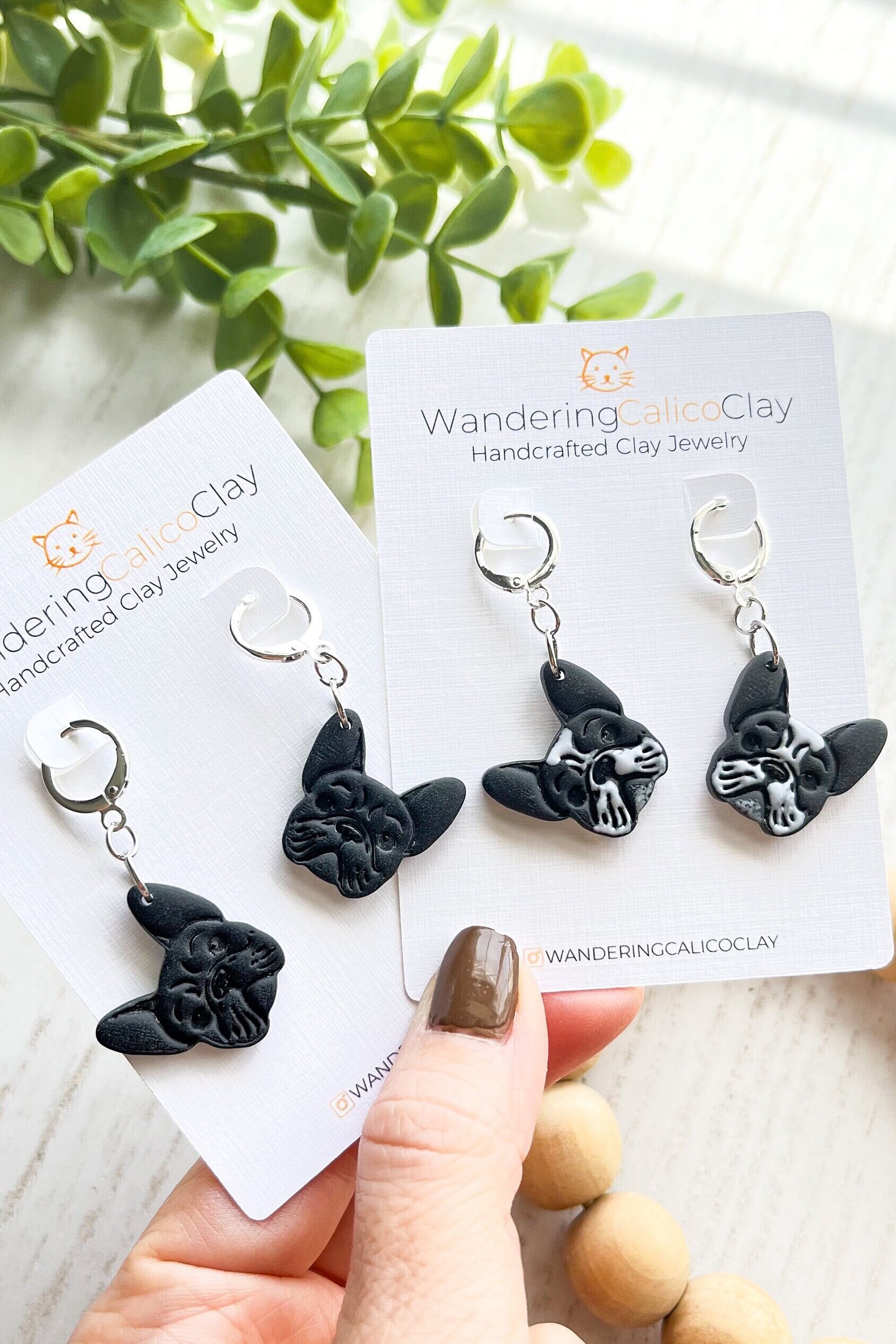 Frenchie earrings hotsell