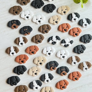 Polymer Clay Hunde Ohrringe, Hunde Liebhaber Geschenk, Tierarzt Geschenke, Tier Schmuck, personalisierte Hunde Geschenk, Einzigartige Haustier Ohrringe
