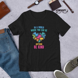 Be Kind Autism T-Shirt, Autism Awareness Shirt, Neurodiversity T-shirt, Autistic Pride T-Shirt, Christmas Gift, Autism Awareness, Autism Mom