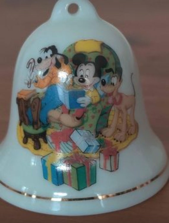 Vintage Grolier Collectibles Disney Bell Ornament goofy Etsy