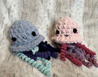 Crochet Jellyfish Stuffed Animal / Plushie Toy