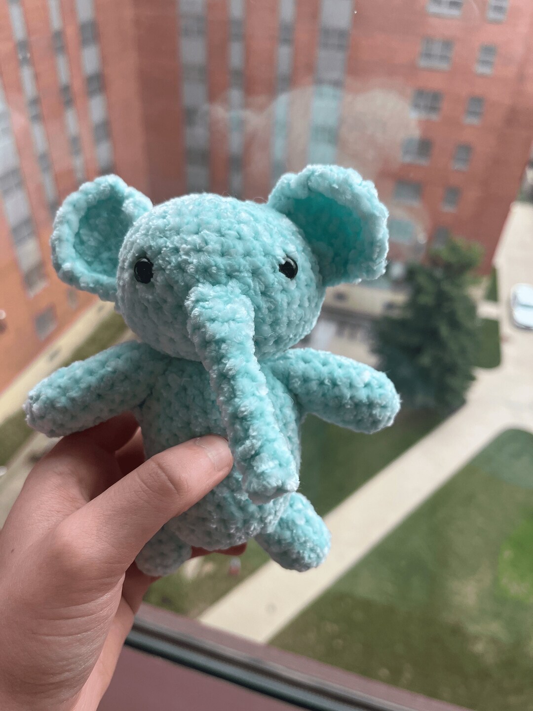 PATTERN Elephant Stuffed Animal Crochet Pattern / Beginners / Easy