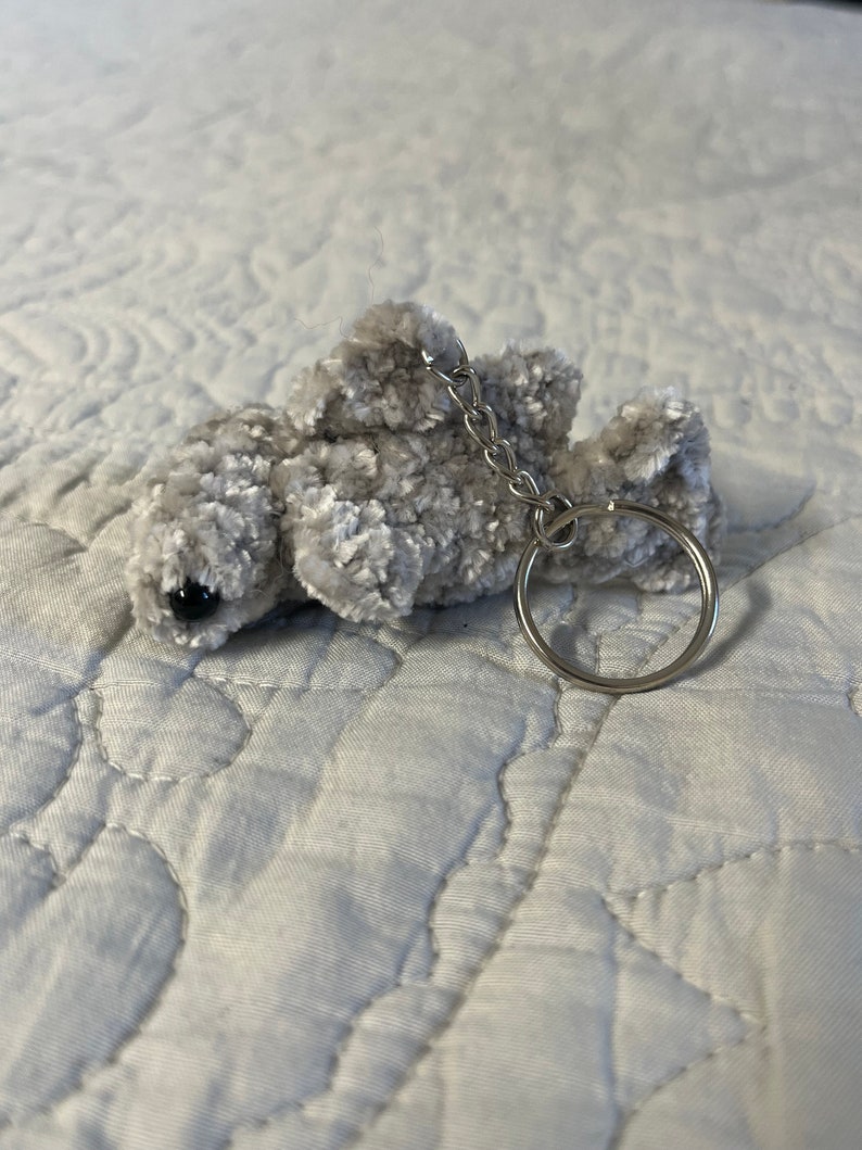 Mini Hammerhead Shark Keychain - Crochet Stuffed Animal Accessory - Etsy