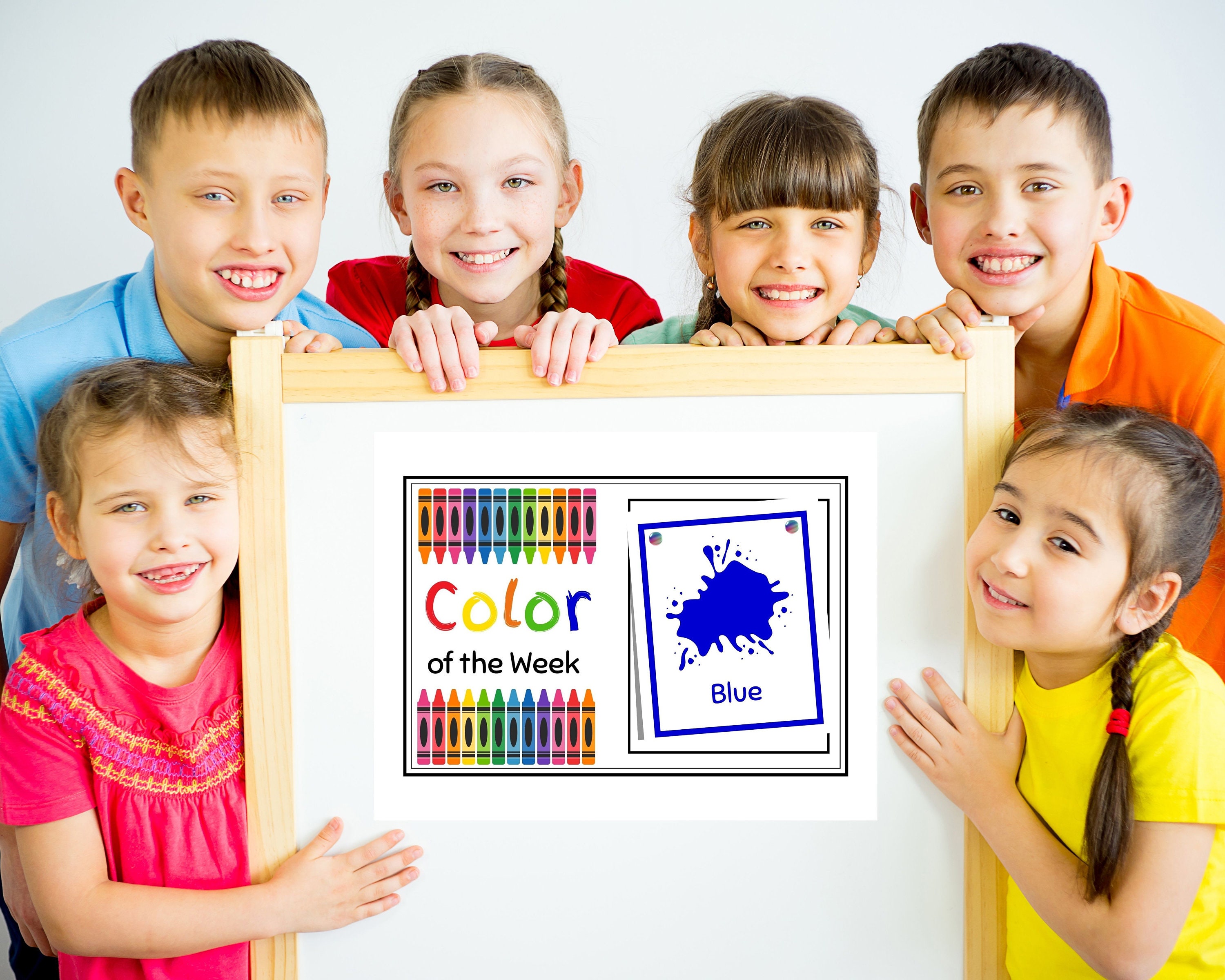 Color of the Week Digital Educational Print, Educational Poster - Etsy