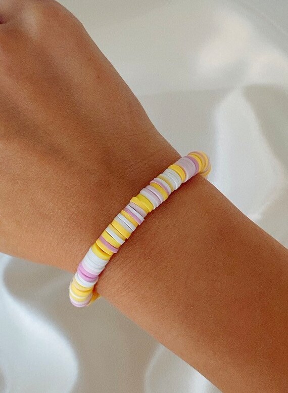 Purple and yellow bracelet sale