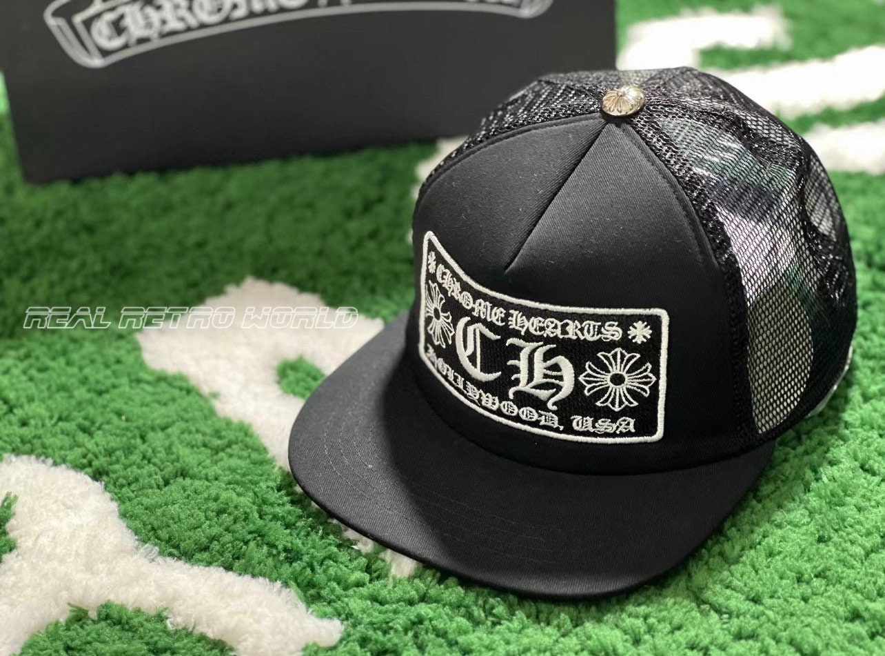 men chrome heart hat