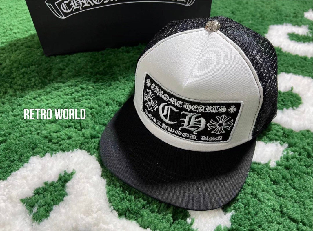 chrome hearts ch hollywood trucker hat