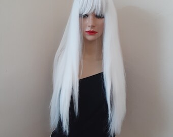 白雪姫のウィッグ、前髪ストレート - Etsy 日本