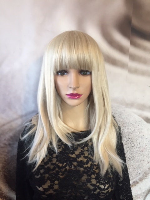 Blonde Wig No Bangs Etsy Canada