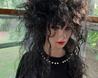 Gothic bat emo wig  Gray and brown mix. 22\'\' Lace front. EMO Gray Wig Gothic, Lace Front Wig Styled - Etsy main image 2