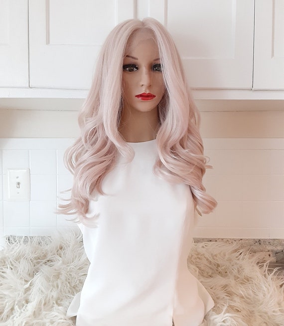 Pink full lace wig 20” pink-13-by-4-lace-front-  main image 3