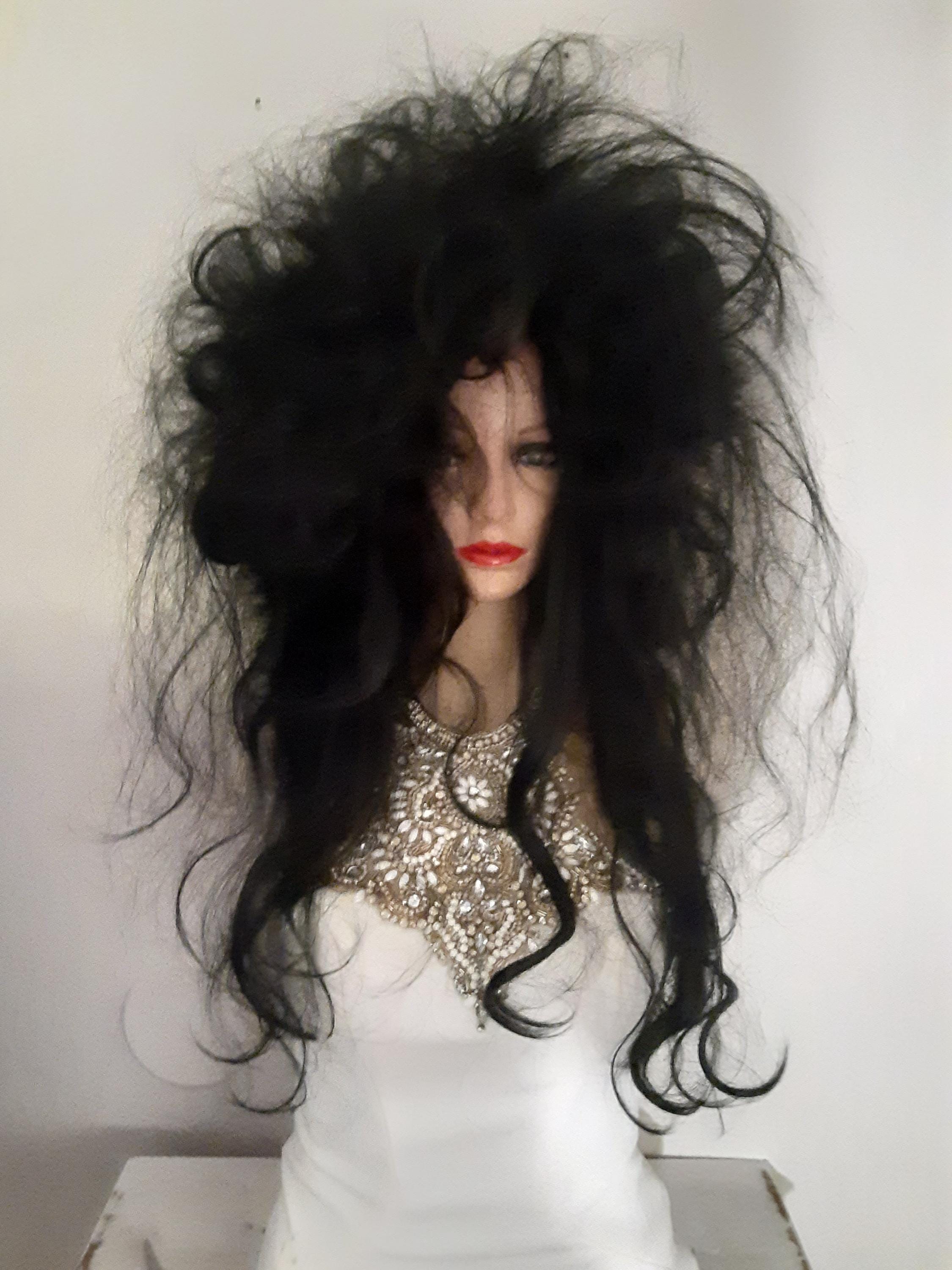 Gothic bat nest wig. mixed with human hair Emo gothic scene wig gray and black bat nest | Mercari main image 2