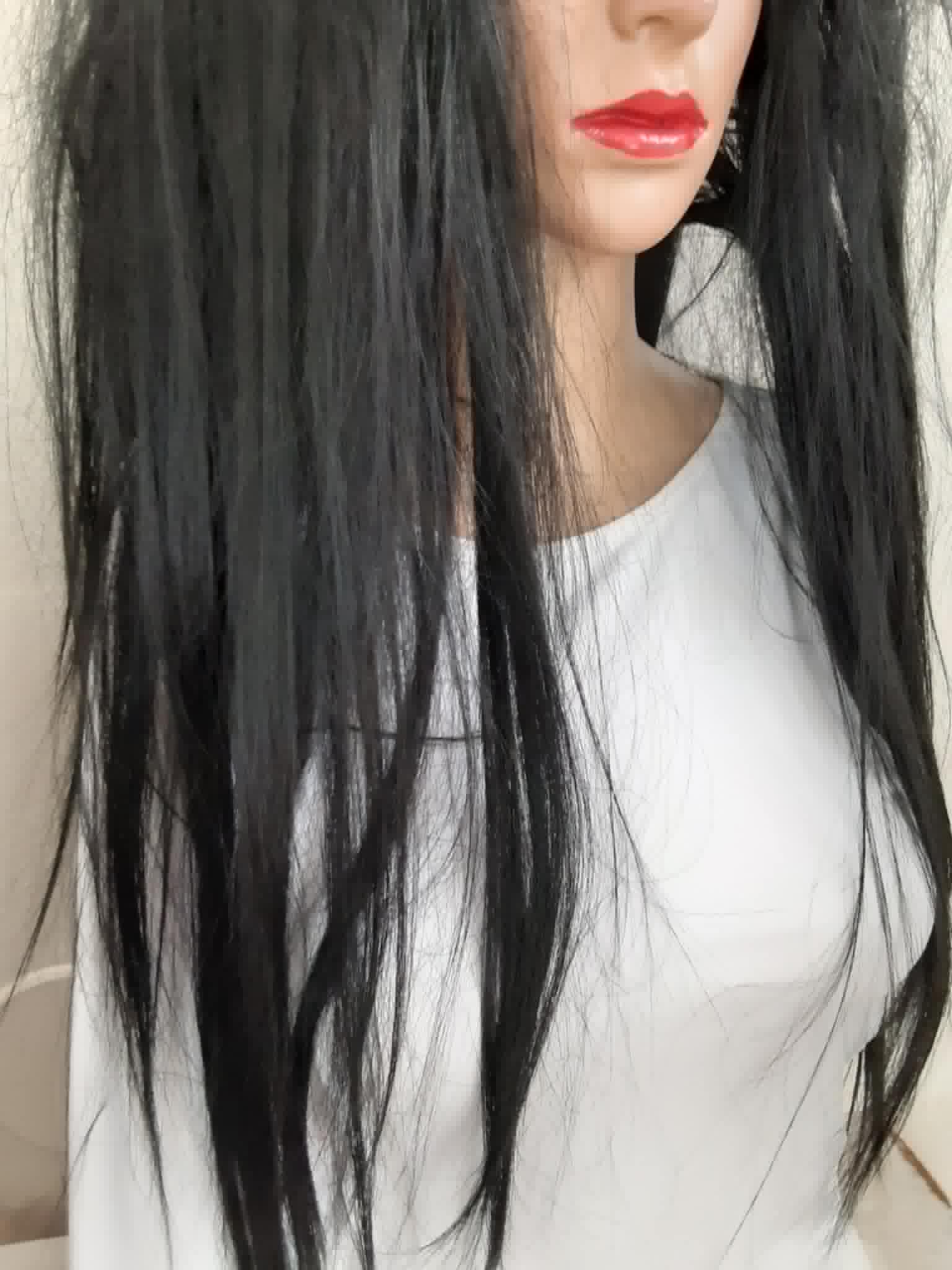Gothic bat nest wig. mixed with human hair Emo gothic scene wig gray and black bat nest | Mercari main image 4