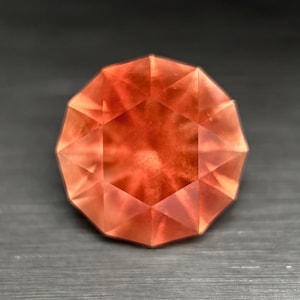 Precision cut Oregon Sunstone 1.67ct 8.02mm round