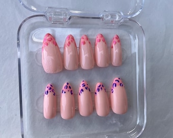 Aesthetic cheetah nails