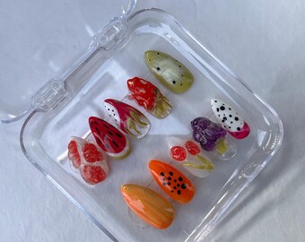 Aesthetic fruit nails!