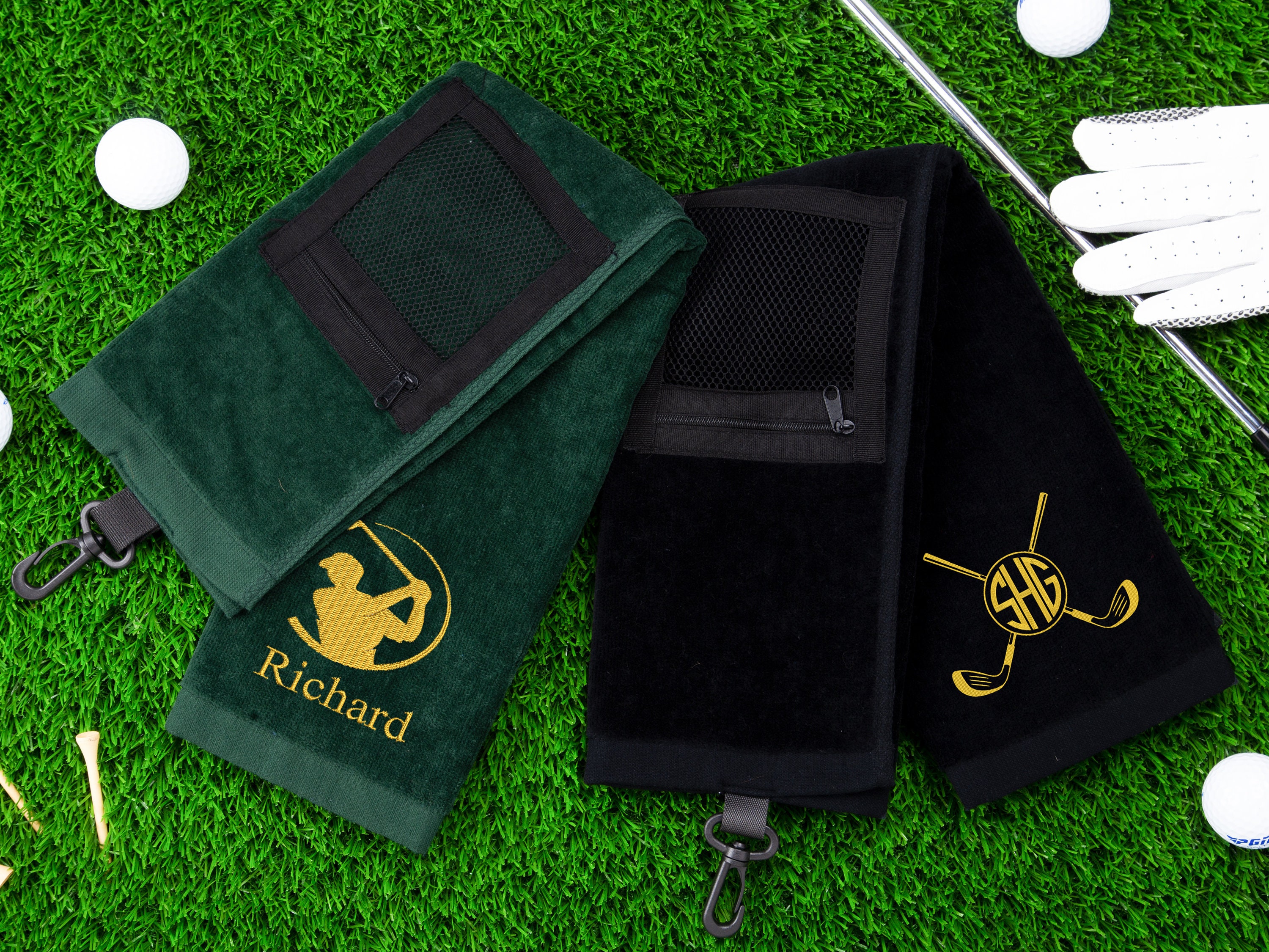 Personalized Golf Towels With Name Embroidered Golf Towel Etsy Australia