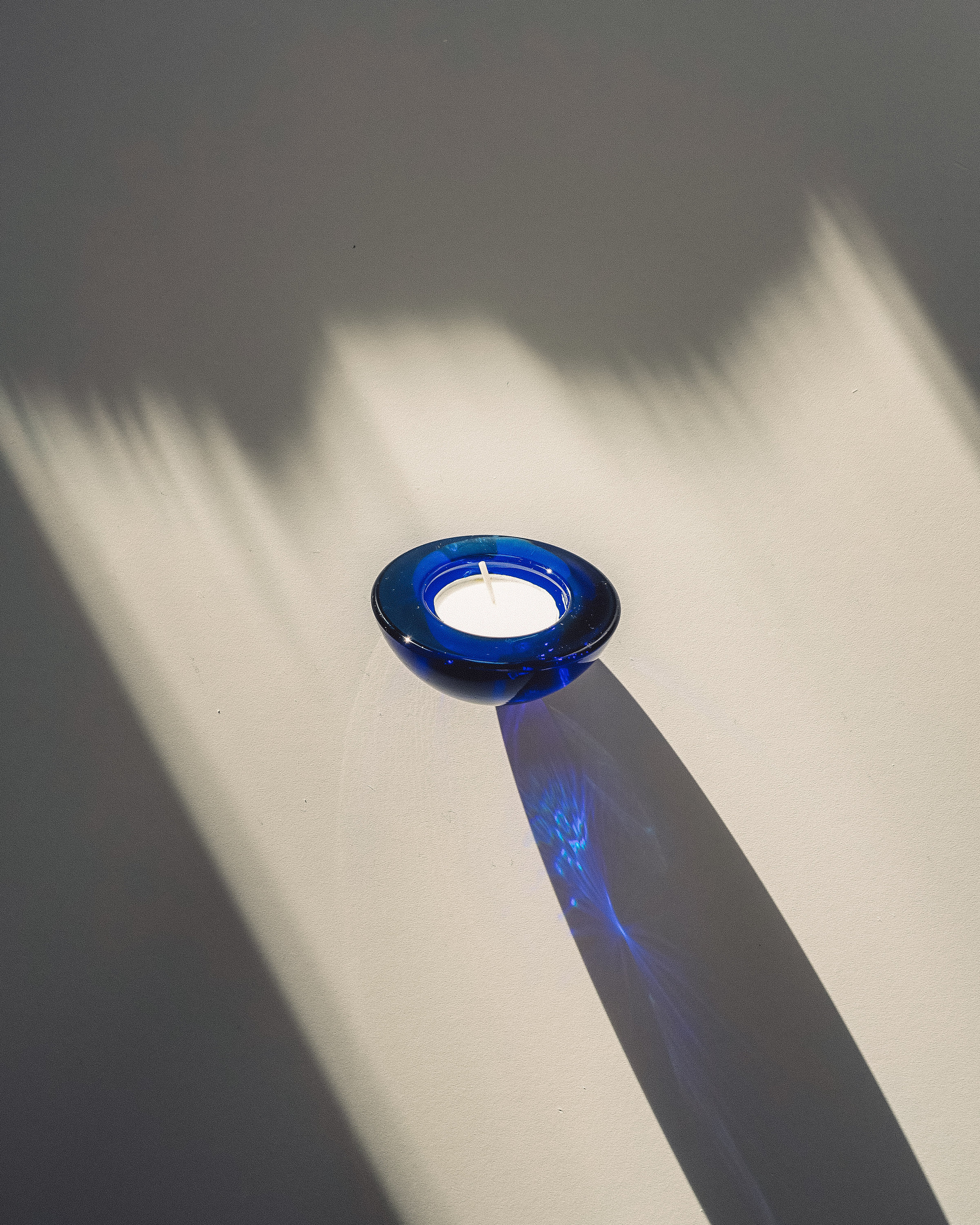 RETRO IKEA Tealight Candle Holders Votives Set of 3 Blue Etsy