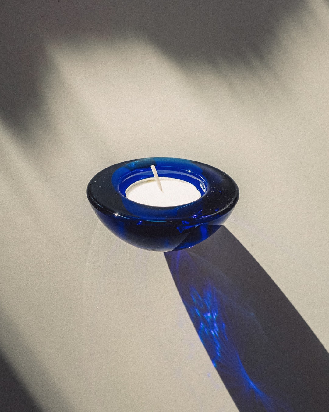 RETRO IKEA Tealight Candle Holders Votives Set of 3 Blue Etsy