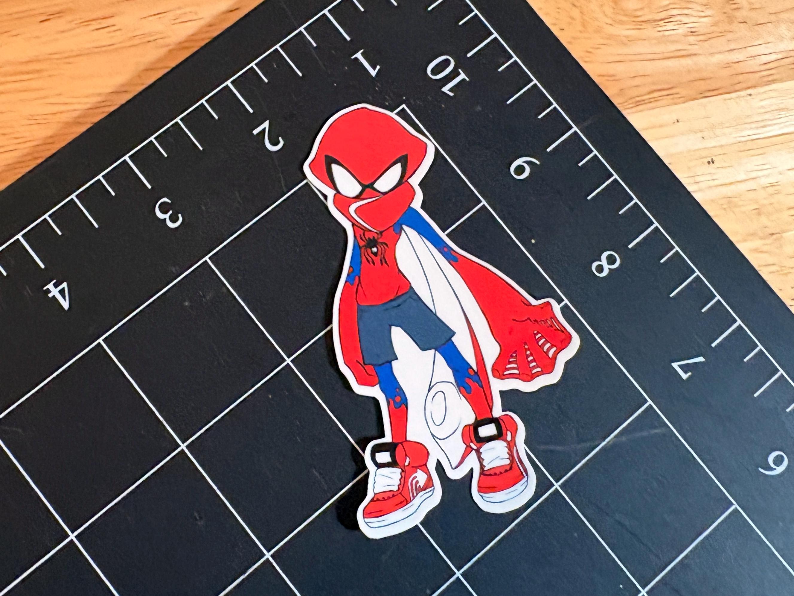 Spider-squid - Spider-man X Splatoon 3 Zip Caster Waterproof Vinyl ...
