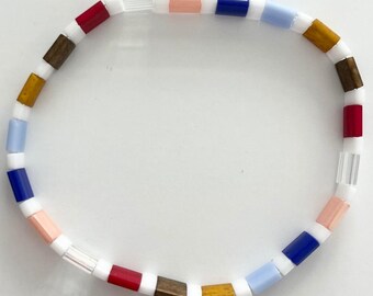 6" 6.5" and 7" Parker Tila Stretch Bracelet- Stackable Bracelet- Minimalist Bracelet