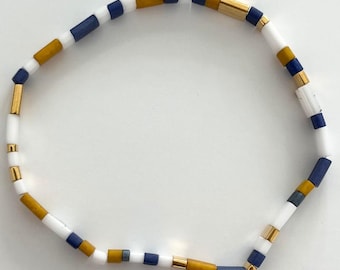 6" Sweater Weather Tila Stretch Bracelet- Stackable Bracelet- Minimalist Bracelet