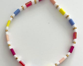 6.5" The Dana Tila Stretch Bracelet- Stackable Bracelet- Minimalist Bracelet