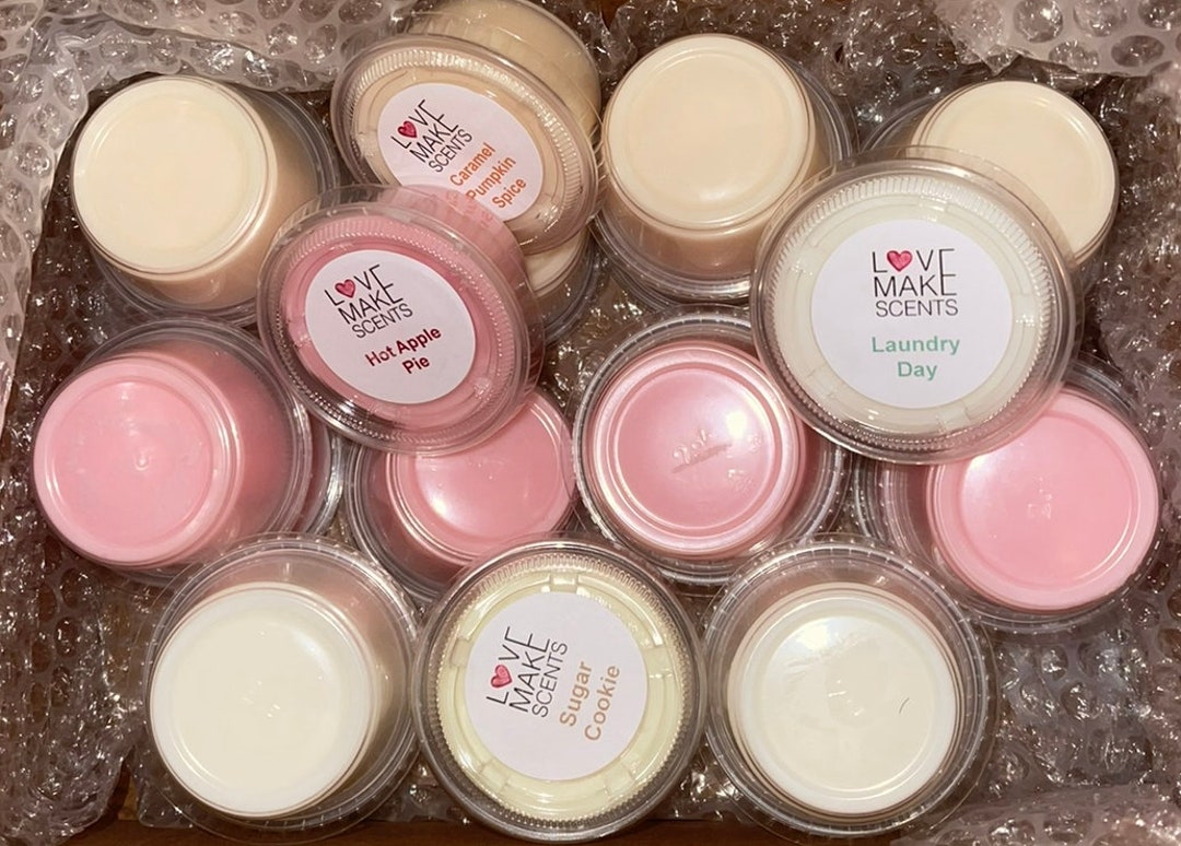 1.4oz WAX MELT SHOTS Highly Scented Wax Melt Tarts Soy Blended Wax