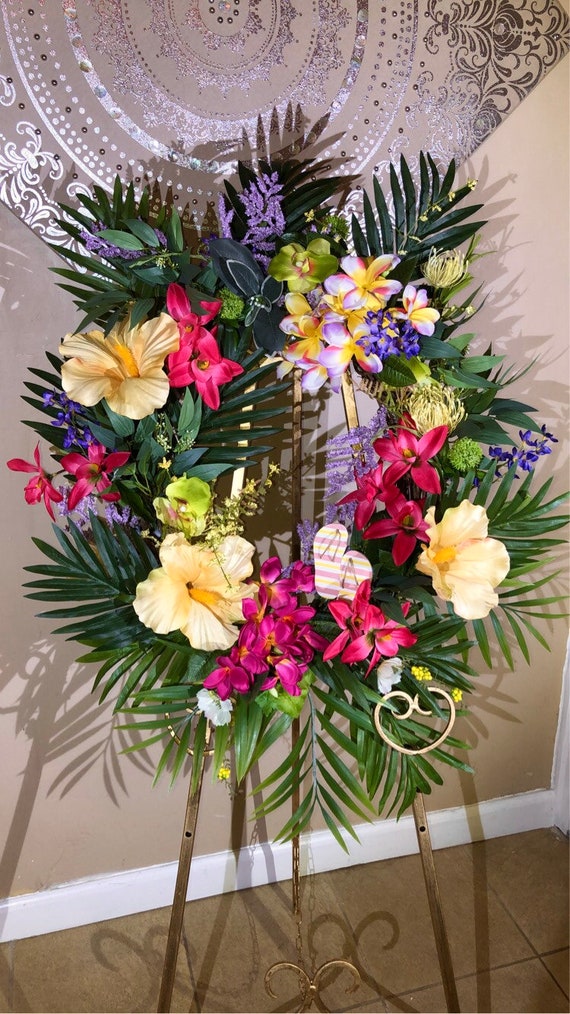 Tropical%20Floral%20Wreath%20Summer%20Wreath%20for%20Front%20Door%20Hawaiian%20-%20Etsy