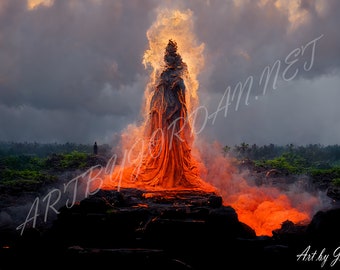 Pele Goddess of Fire and Volcanoes 2 of 2