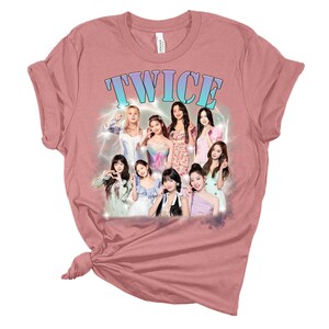 Cute Twice Members Tshirt, Twice Kpop Shirt,K-Drama Shirt, Korean Lover Gift, Korean Hoodie,Korean Pop, Jihyo, Nayeon, Momo, Sana,Mina,Tzuyu immagine 3
