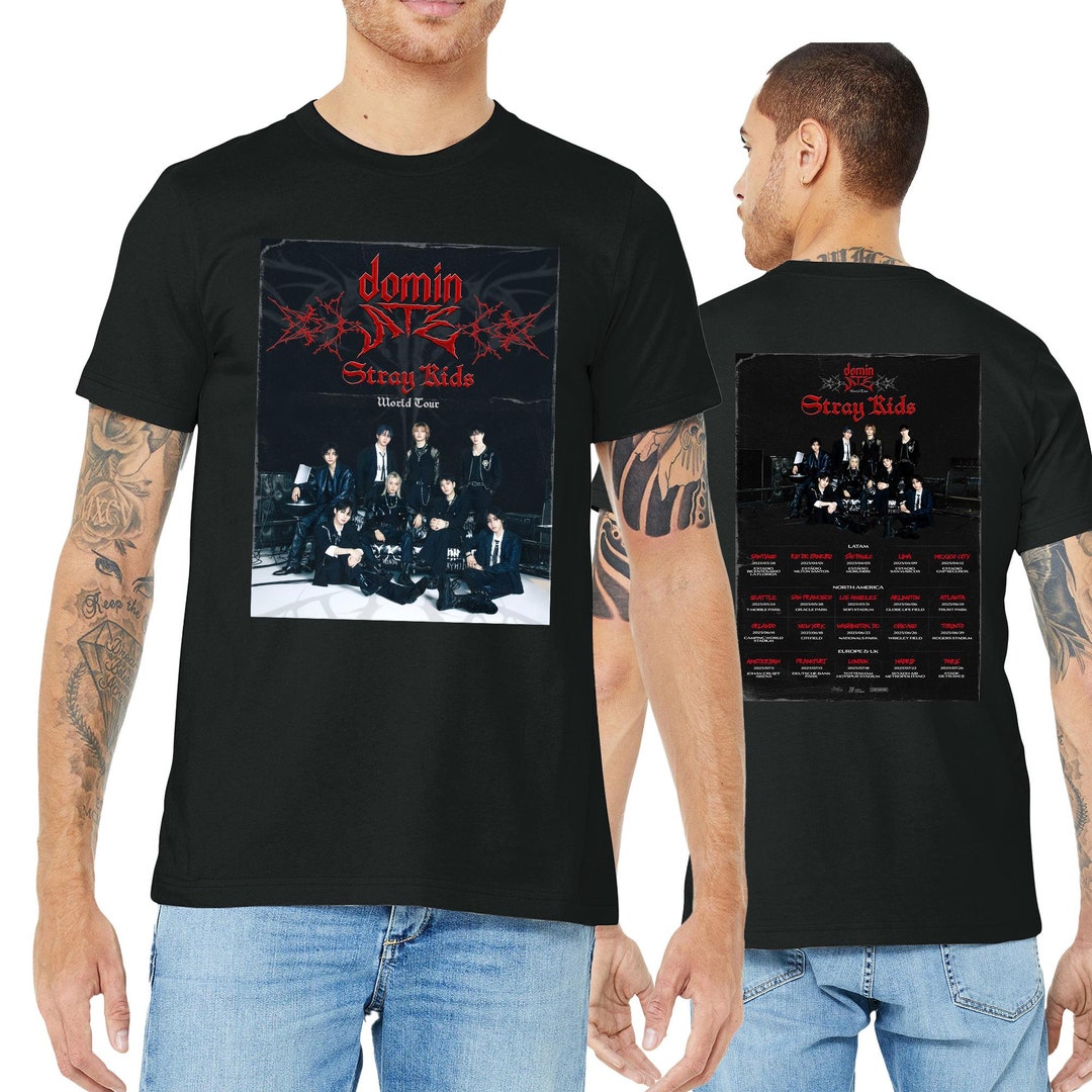 Stray Kids World Tour 2025 Tshirt , Dominate SKZ Tshirt, Stray