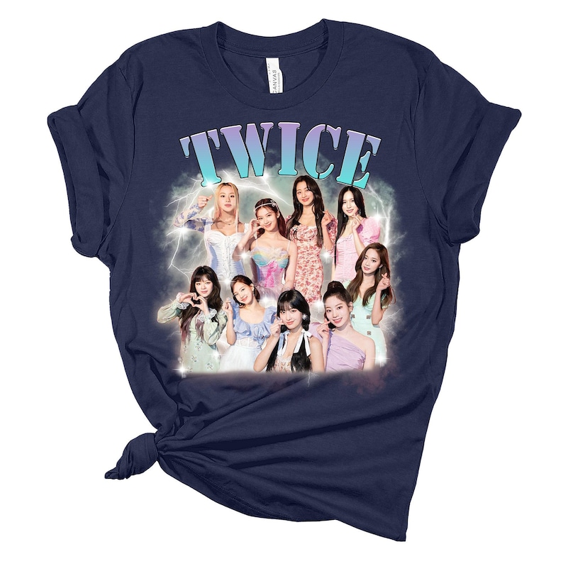 Cute Twice Members Tshirt, Twice Kpop Shirt,K-Drama Shirt, Korean Lover Gift, Korean Hoodie,Korean Pop, Jihyo, Nayeon, Momo, Sana,Mina,Tzuyu immagine 2