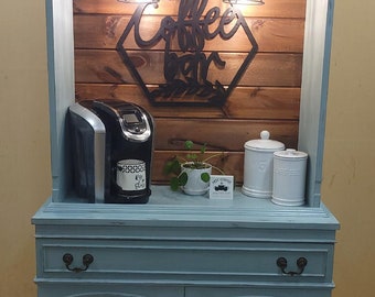 Coffee Bar/Cabinet  w/ decor!