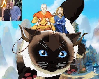 Fully Custom Anime Portrait , Couple Anime Portrait, Family Anime Portrait, Personalized anime drawing, Weeb Anime Gift