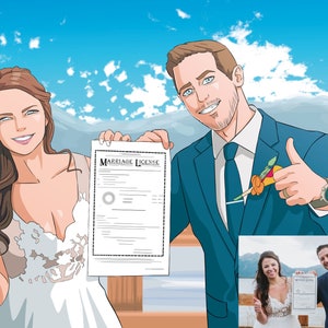 Vollständig benutzerdefiniertes Anime-Portrait, Paar Anime-Portrait, Familien-Anime-Portrait, personalisierte Anime-Zeichnung, Weeb Anime-Geschenk