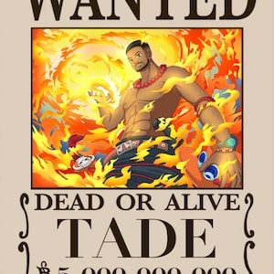 Fully Custom Anime Portrait , Custom Anime Wanted Poster, Personalized Pirate Anime Gift, Printable Wallart, Satisfaction Result, DIGITAL