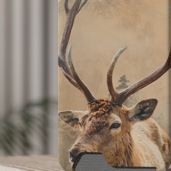 Outdoor Adventure Elk Phone Case - Ideal Gift for Wildlife Enthusiasts - Apple iPhone 13 Samsung Galaxy S22 S21 Phone Case With Card Holder