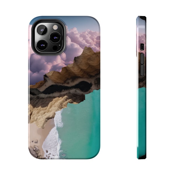 Nature's Harmony iPhone 15 Pro Max Case Air Sea Land3 Tough Phone Case; Fits iPhone 14 Pro Max, iPhone 13 Pro Max; Gift Under 25