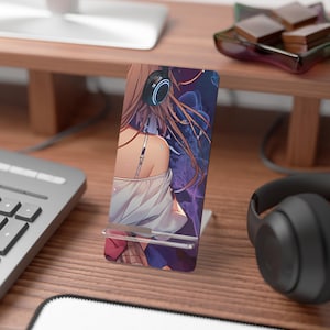 Anime Smartphone Display Stand: Universal Pixel Phone Holder