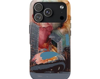 Chicago Urban Scene iPhone Tough Case - Wireless Charging